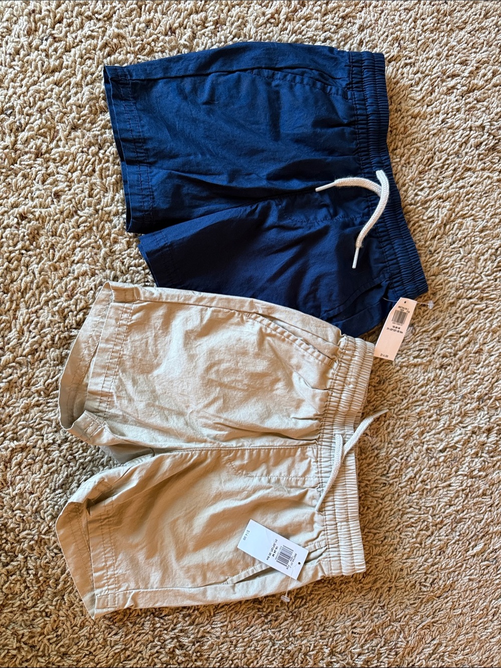 Old Navy Navy and Khaki Boys' 2-Pack Pull-On Shorts